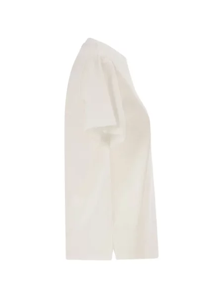 Tricou Weekend Max Mara cu broderie din jerseu