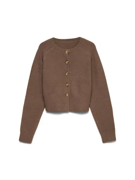 VERO MODA Geacă tricotată VMSif' maro