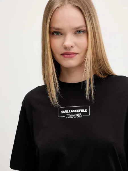 Футболка Karl Lagerfeld Jeans черная