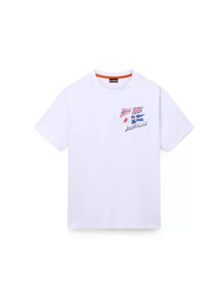Napapijri T-Shirt S-Mahsa λευκό