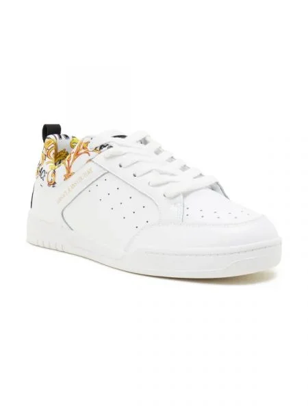 Versace Jeans Couture De piele sneakers alb