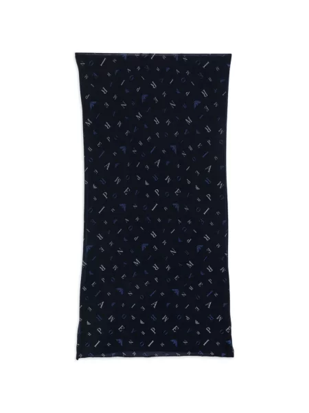 Fular Emporio Armani cu imagine albastru