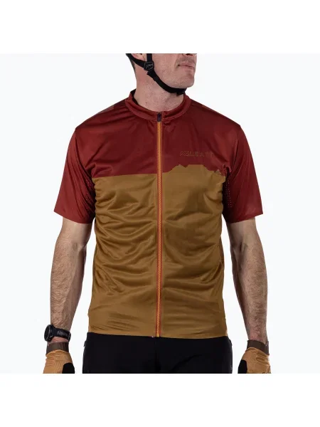 Мъжка тениска за колоездене Leatt MTB Trail W lava оранжево