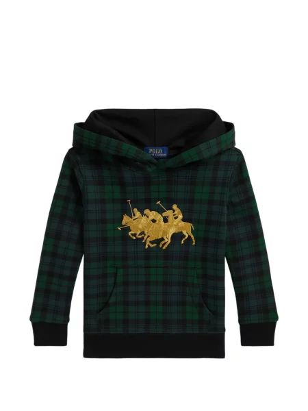 Gyerek kapucnis melegítő felső Polo Ralph Lauren zöld