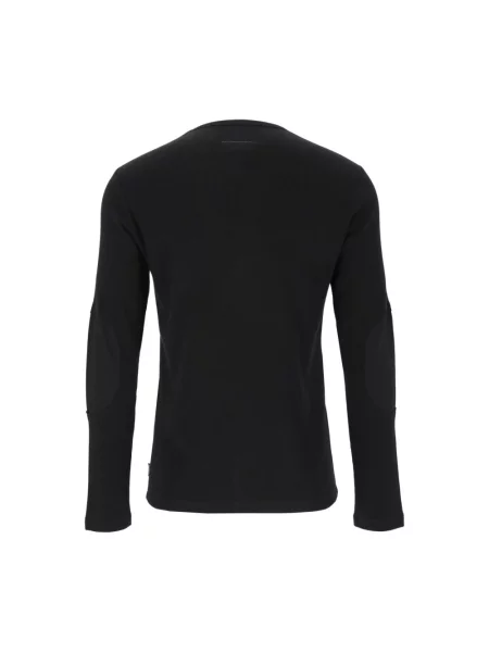 Sweter Mm6 Maison Margiela z łatami czarny