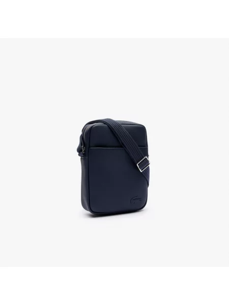 Lacoste Klasyczna Torba Z Efektem Piki granatowa