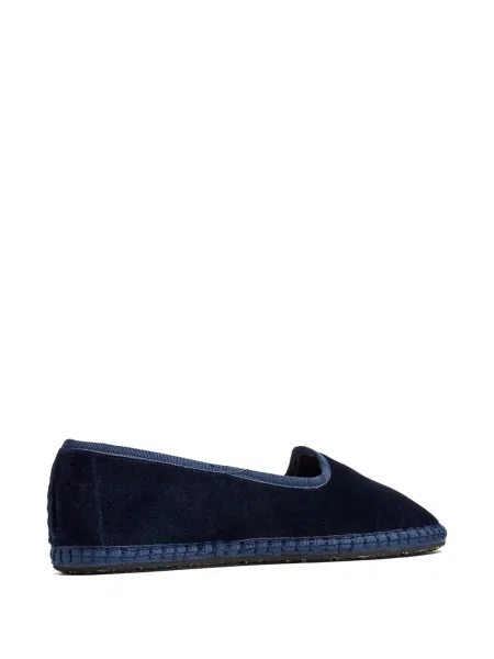 Espadrile Flabelus de catifea albastru
