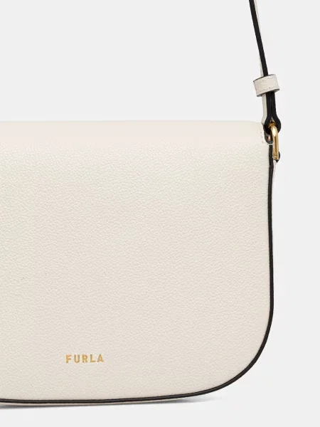 Geantă Furla CN Écru bej