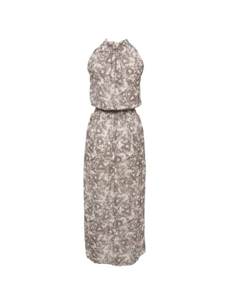 Rochie maxi Allsaints cu model floral cu imagine
