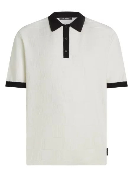 Karl Lagerfeld Pulover negru alb