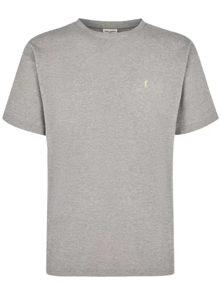 Tričko Saint Laurent sivá