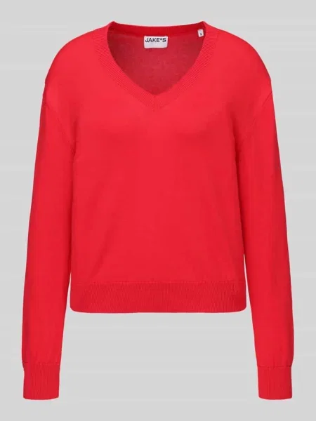 Sweter z dekoltem w serek Jake*s Casual