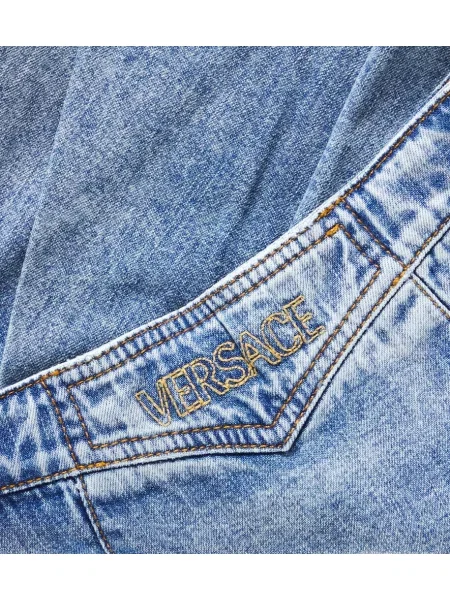 Φούστα τζιν Versace μπλε