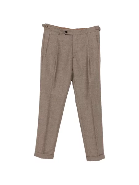 Pantaloni Berwich de lână maro