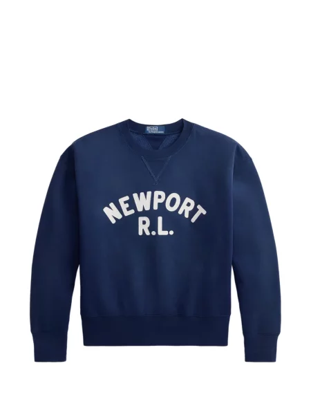 Șosete Polo Ralph Lauren cu model herringbone cu broderie plasă albastru