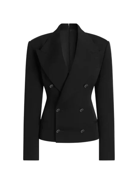 Geacă Dolce & Gabbana cu două rânduri de nasturi negru