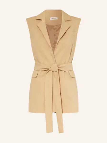 Darling Harbour Kamizelka Typu Blezer beige beżowa
