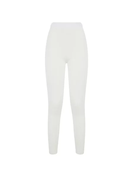Pantaloni Alberta Ferretti slip-on skinny fit alb