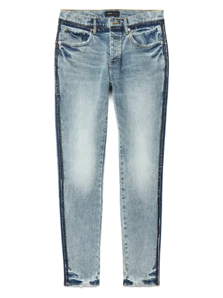 Blugi skinny Purple Brand skinny fit albastru