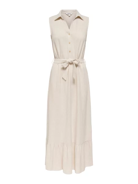 ONLY Dolga srajca ONLSIESTA ecru