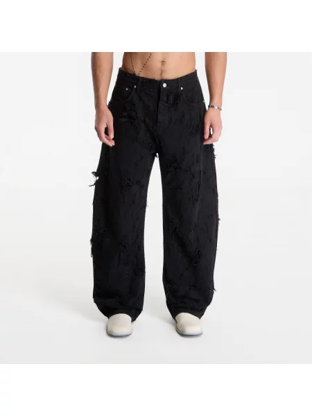 Represent jeansy relaxed fit czarne