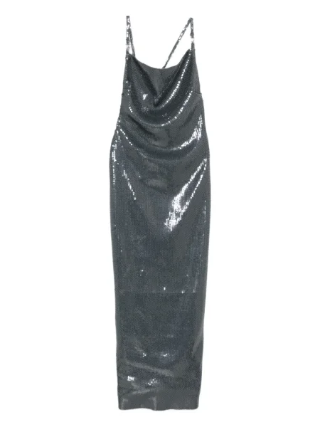 Sukienka Coperni garniturowa na ramiączkach szara