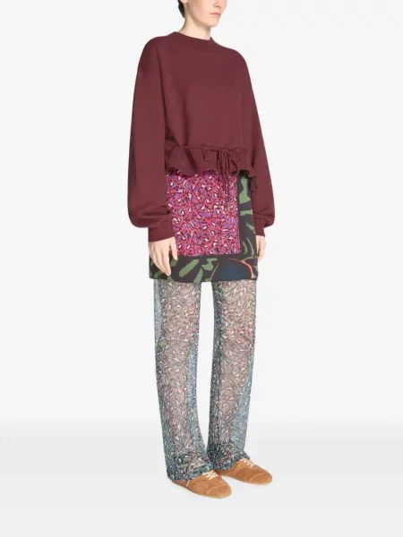 Decupat hanorac Dries Van Noten roșu