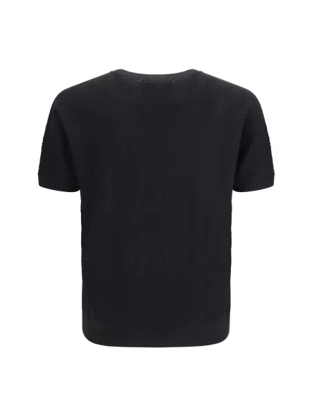 Krótki sweter Giorgio Armani czarny