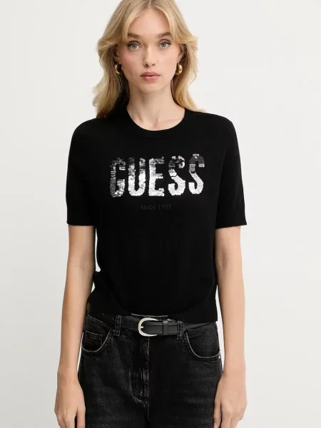 Guess Tričko LAYLA černé