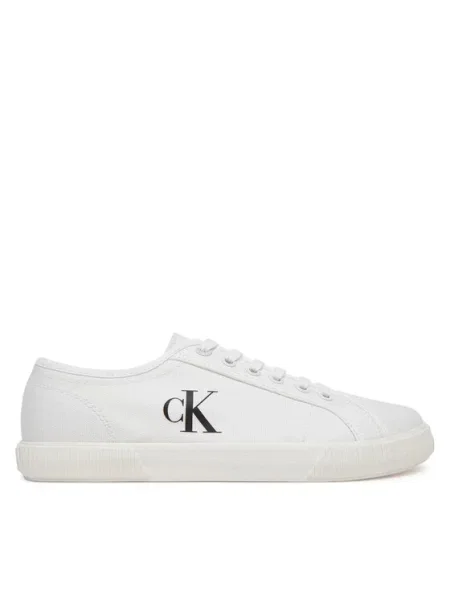 Πάνινα παπούτσια Calvin Klein Jeans Ess Vulc Low Cv Mg Wn λευκό