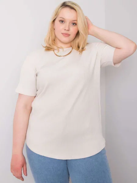 Bluză Fashionhunters bej