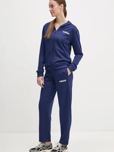 Анцуг adidas LINEAR TS дамски тъмносиньо