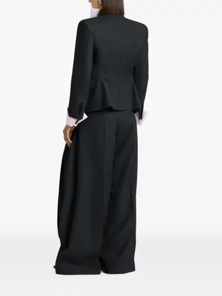 Geacă Givenchy de lână cu rever gri