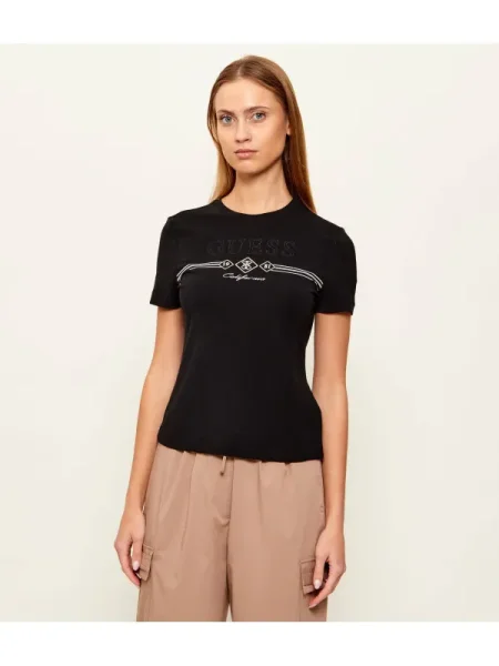 GUESS ACTIVE Tricou FEBE negru