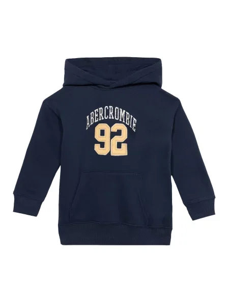 Abercrombie & Fitch Μπλούζα φούτερ ναυτικό / κίτρινο παστέλ / offwhite μπλε