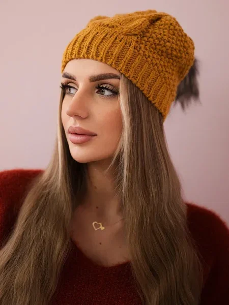 Șapcă Kesi din fleece maro