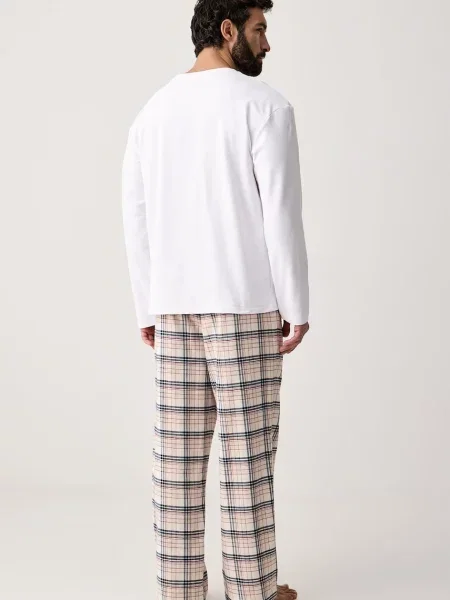 Tommy Hilfiger dvoudílné pyžamo bílé