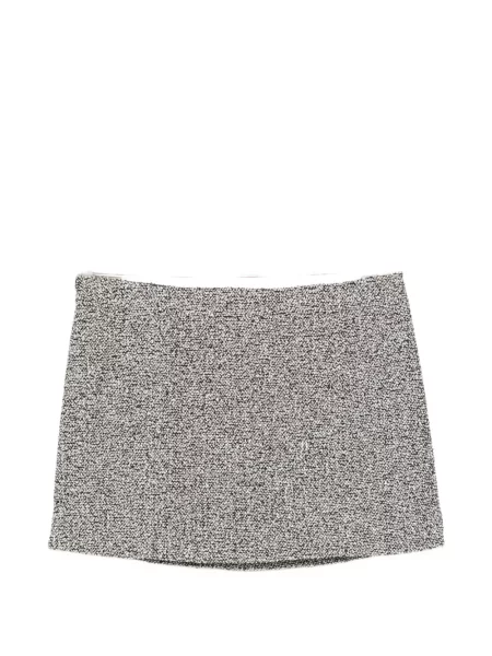 Fusta mini Michael Kors din tweed negru