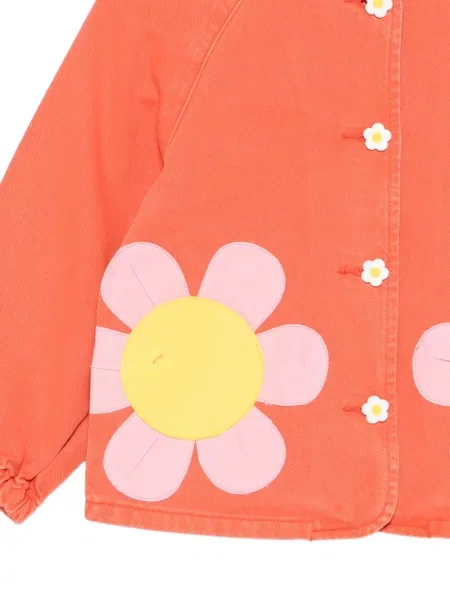 Kurtka dziecięca Stella Mccartney pomarańczowa