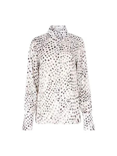 Wielobarwność koszula Nina Ricci w grochy
