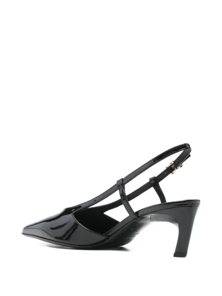 Pantofi cu toc Sergio Levantesi slingback negru