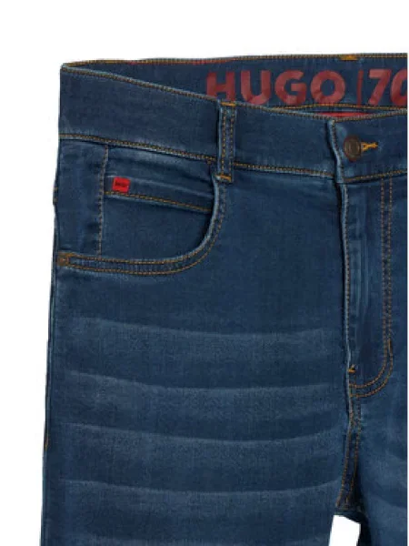 HUGO Džinsai D Tamsiai mėlyna