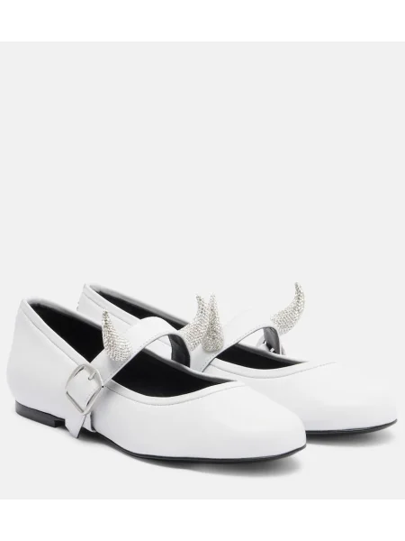 Pantofi cu toc Coperni din piele alb