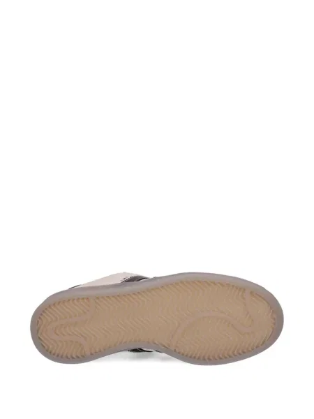 Geacă parka Adidas cu dungi cu glugă cu șireturi albastru