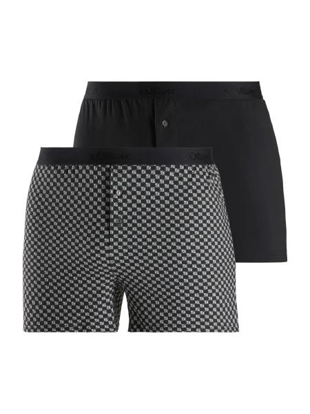 S.Oliver Boksarice svetlo siva črna