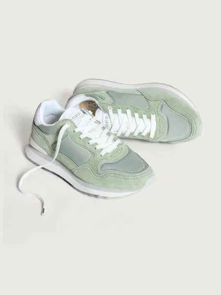 Pantofi Hoff din piele verde