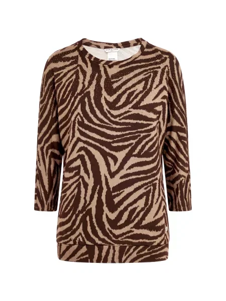 ZABAIONE Tricou ciocolatiu / mokka maro