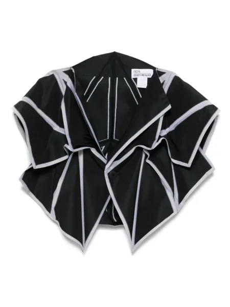 Kurtka 132 5. Issey Miyake żakardowa czarna