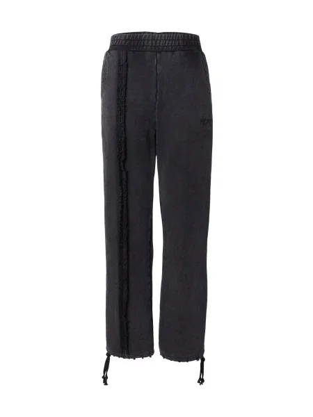 Atelier de roupa Παντελόνι μελανζέ μαύρο