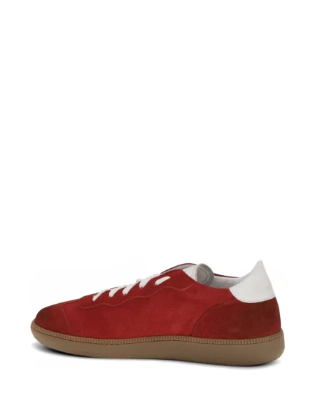 Hímzett szarvasbőr sneaker Be980 piros